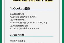 Excel中的八个常用函数（简化操作，提高效率的Excel函数全解析）